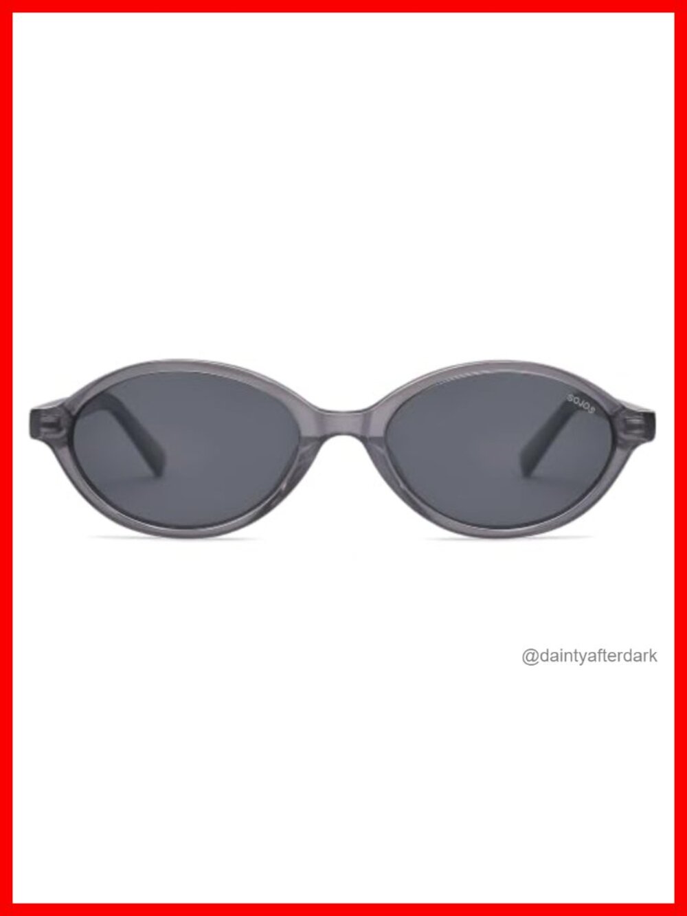Retro Oval Polarized Acetate Sunglasses UV400 Full Frame